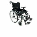 Karman Healthcare 22 in. Lightweight Heavy Duty Bariatric Wheelchair KM8520X22W-HA